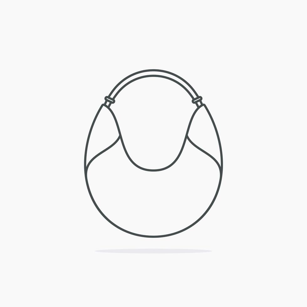 elegant Frauen Hand Geldbörse Vektor Illustration. Schönheit Mode Objekte Symbol Konzept. modisch Frau Taschen Design Logo. weiblich Zubehör, elegant Geldbörsen Design Symbol.