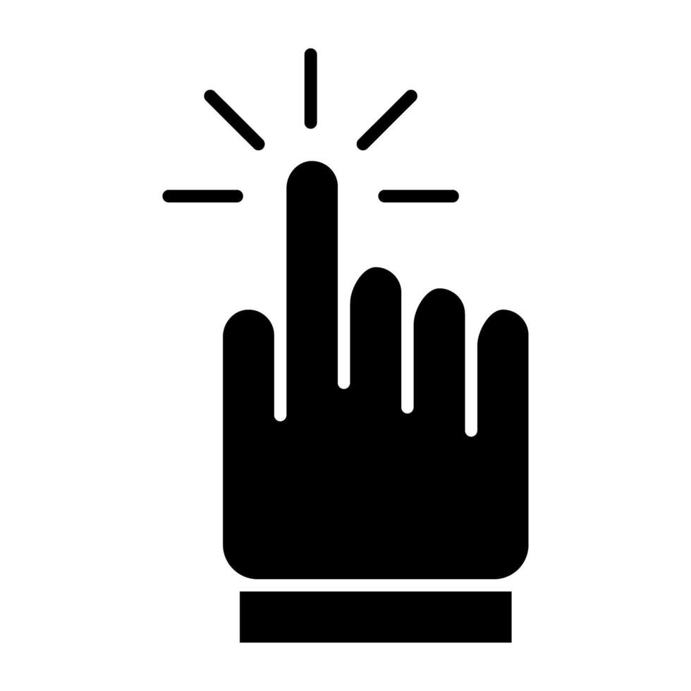 perfekt design ikon av finger kran i platt stil vektor