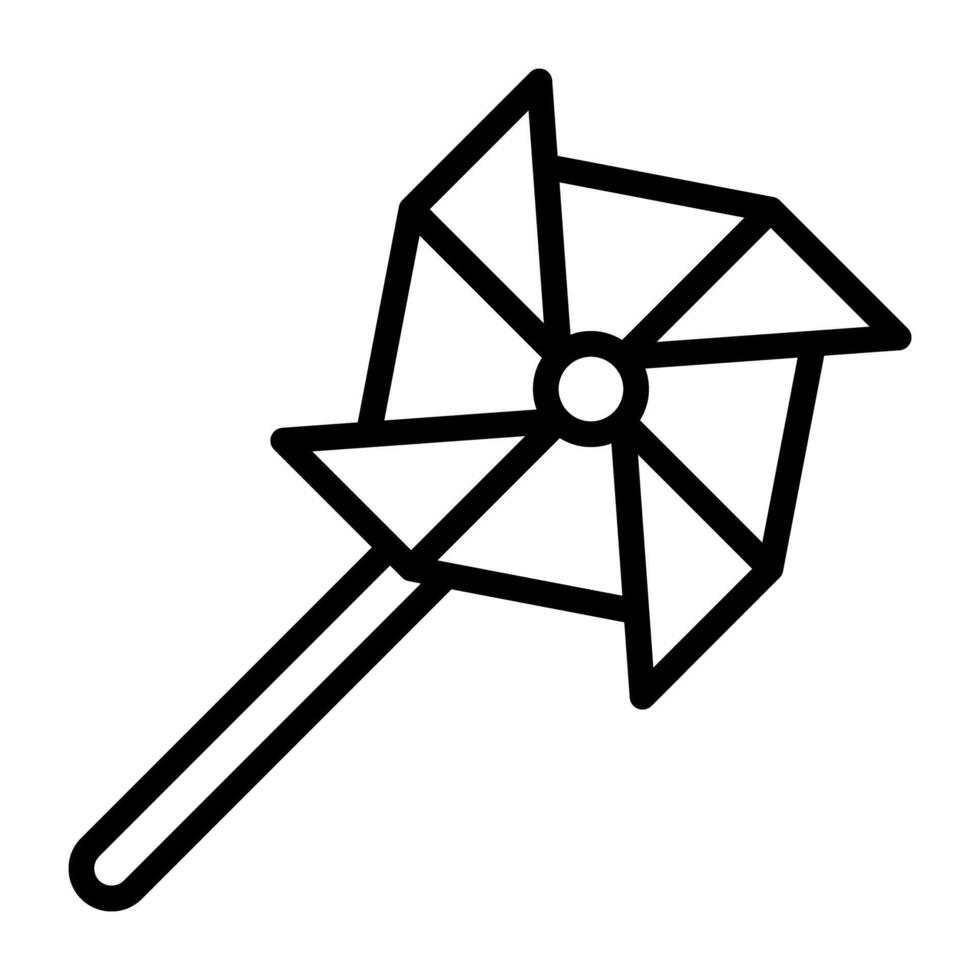 ein schön Design Symbol von Windrad vektor