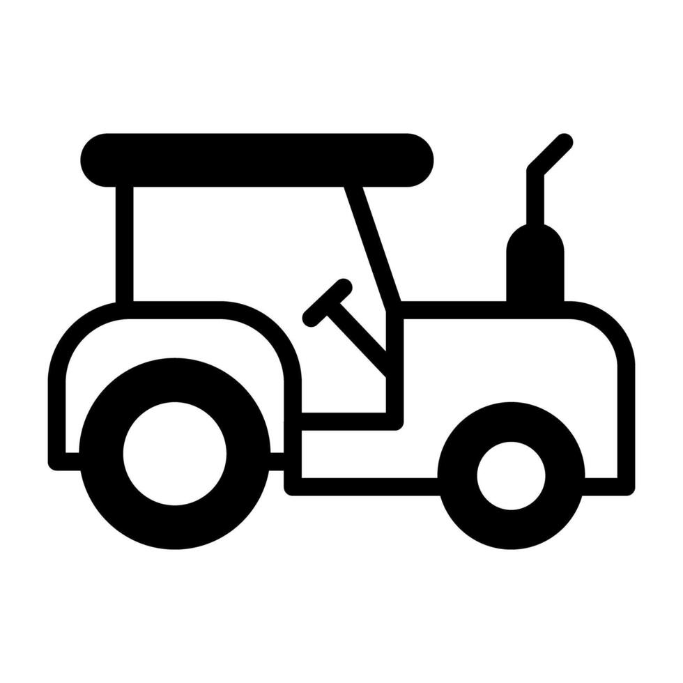 ein einzigartig Design Vektor von Agronomie Fahrzeug, Land Traktor