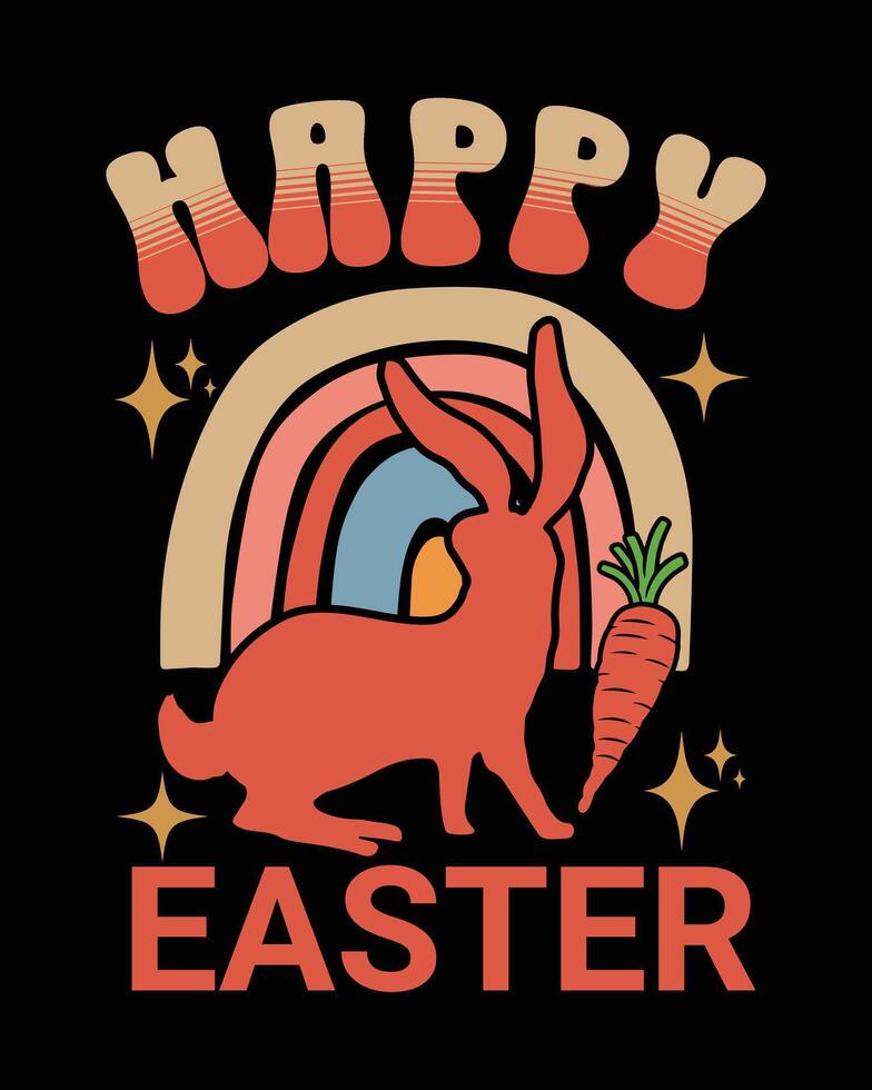 Ostern Tag T-Shirt Design, Ostern Hase Vektor Design