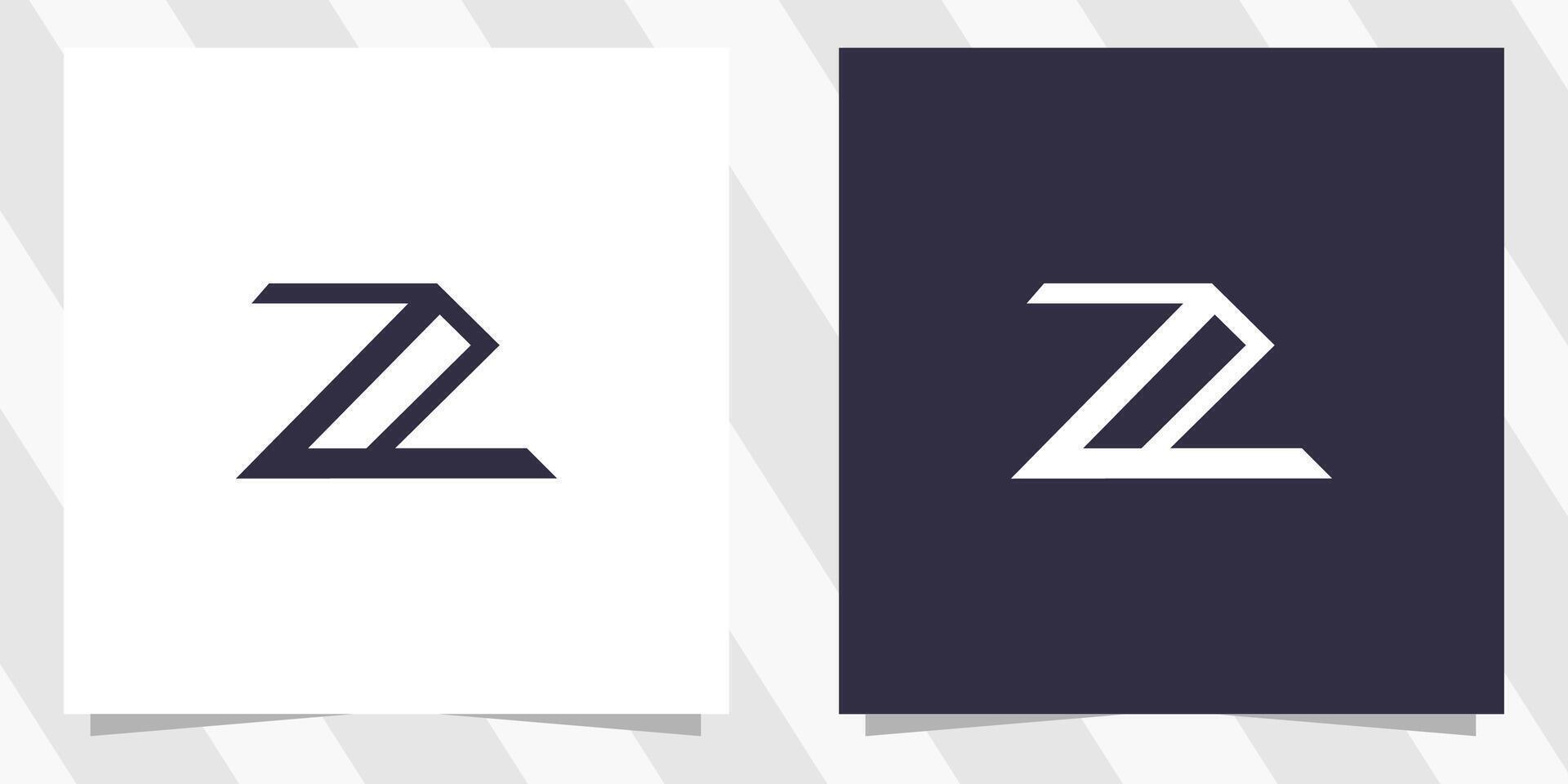 Brief z Logo Design Vektor