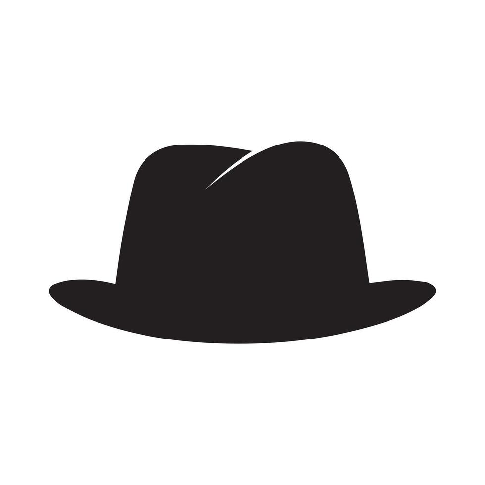 cowboy hatt ikon man . svart vektor gammal samling design.
