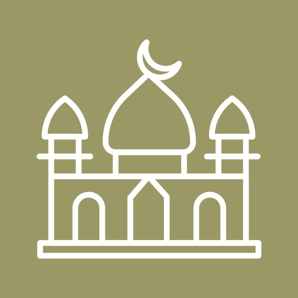 Moschee-Vektor-Symbol vektor