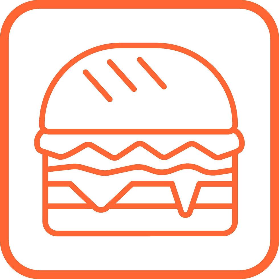 Hamburger-Vektor-Symbol vektor