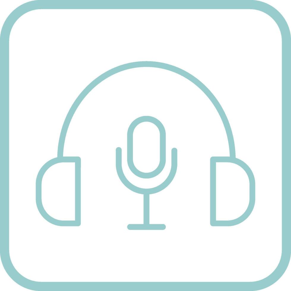 Podcast-Vektor-Symbol vektor