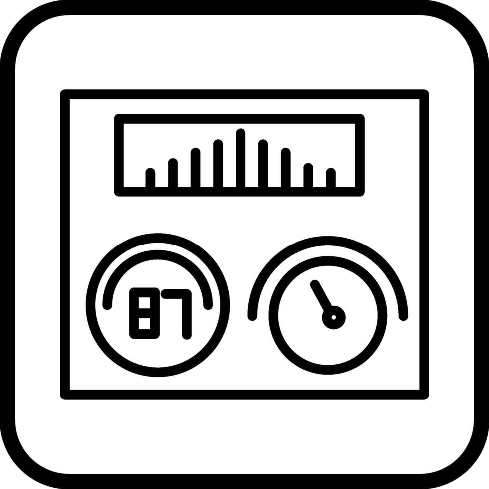 termoregulator vektor ikon