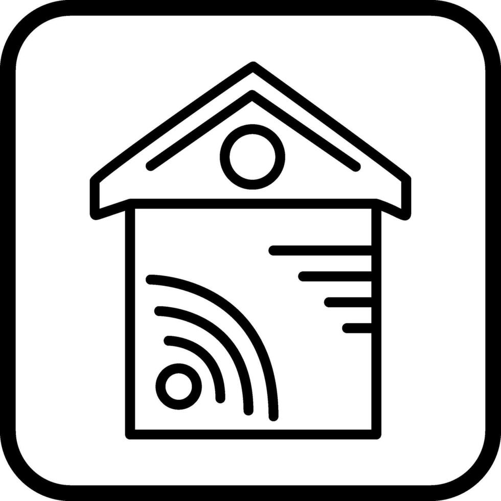 Haus W-lan Vektor Symbol