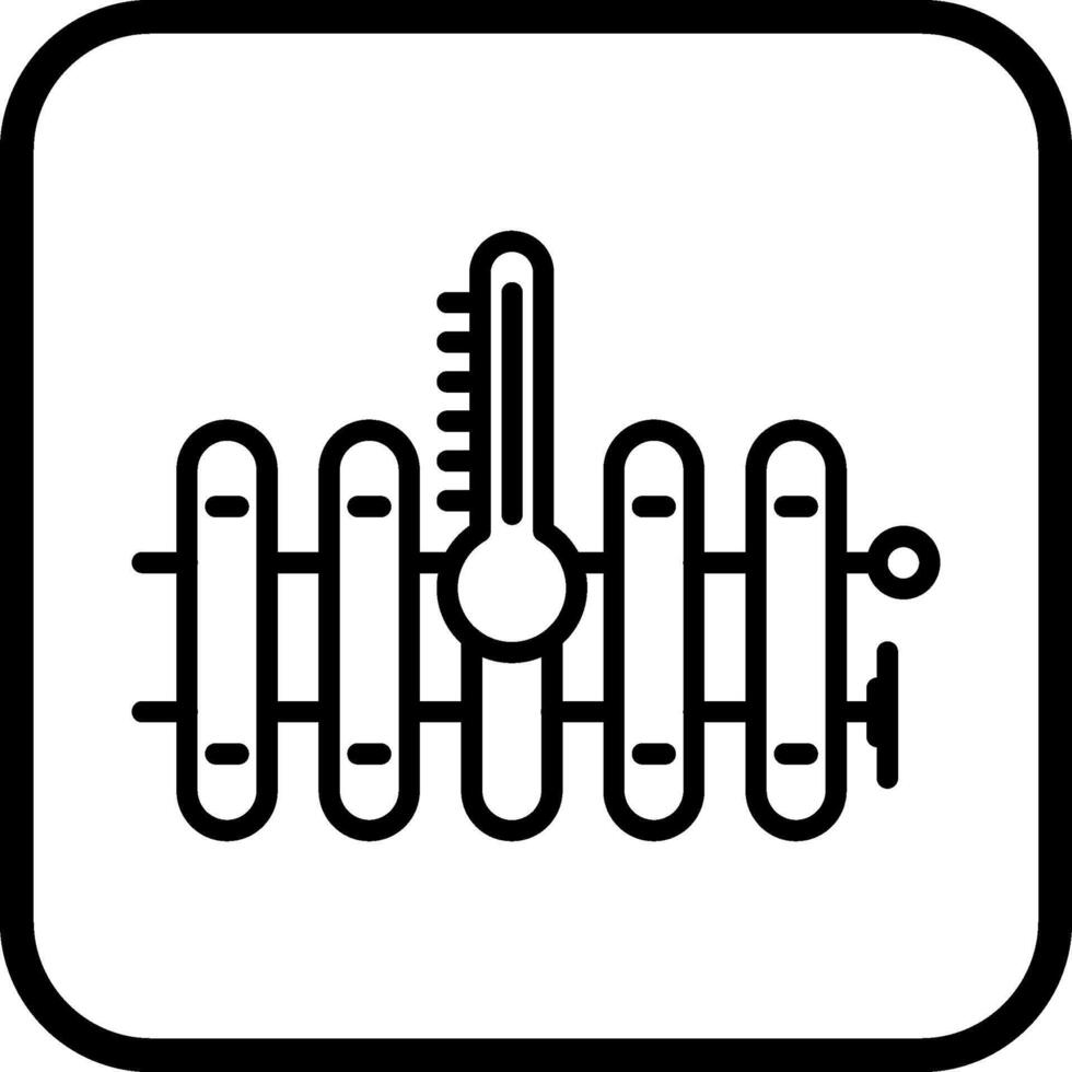 radiator vektor ikon