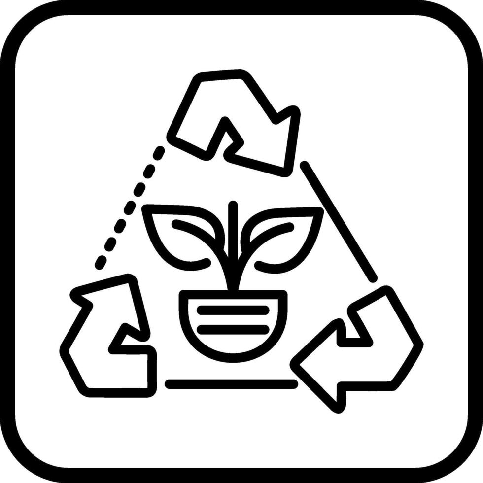 recyceln Pfeile Vektor Symbol