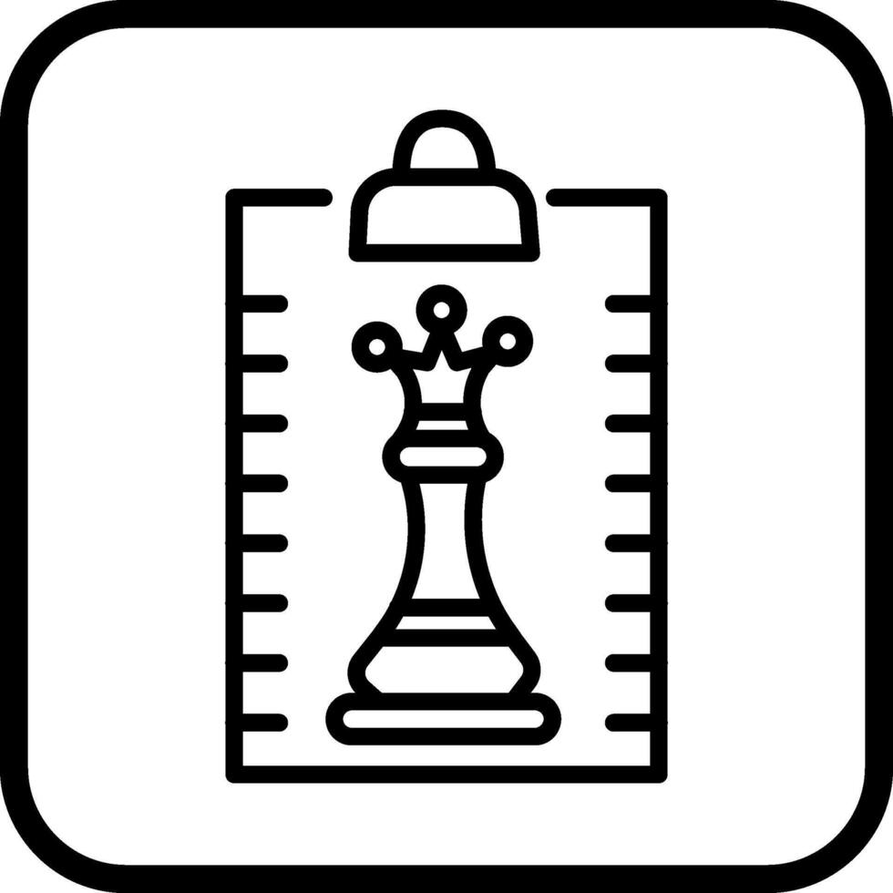 Zwischenablage Schach Vektor Symbol