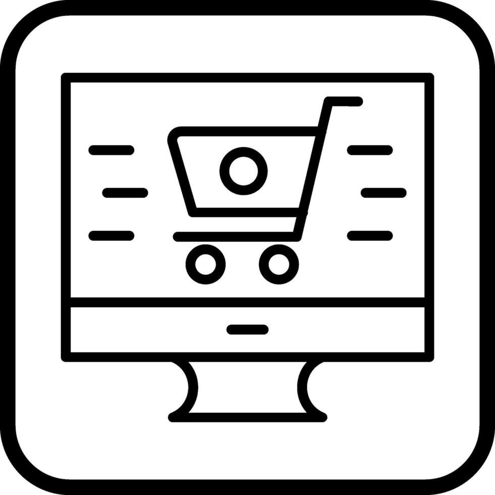 online shopping vektor ikon