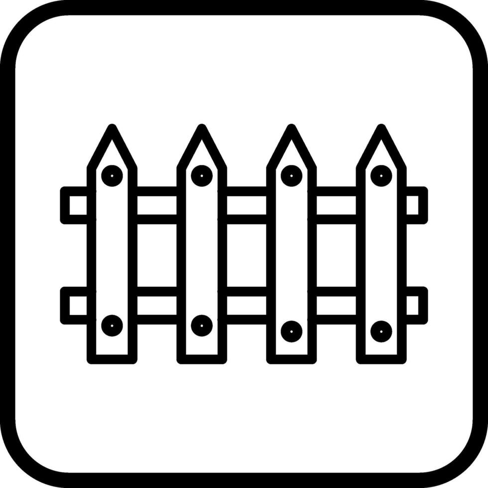 Zaun-Vektor-Symbol vektor