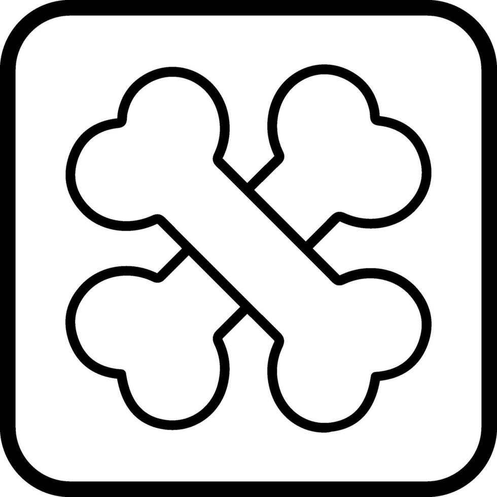 Symbol für Knochenvektor vektor
