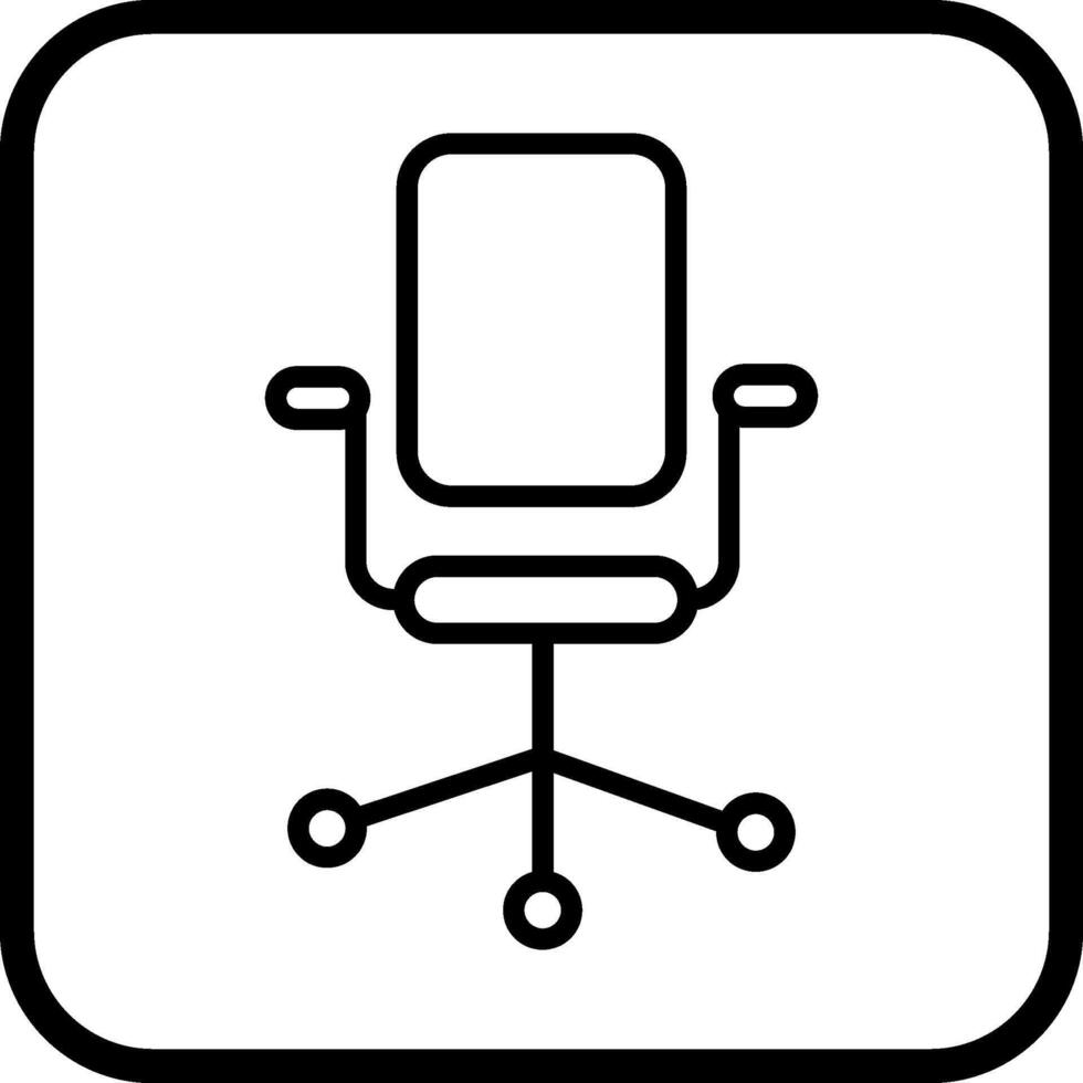 kontor stol ii vektor ikon