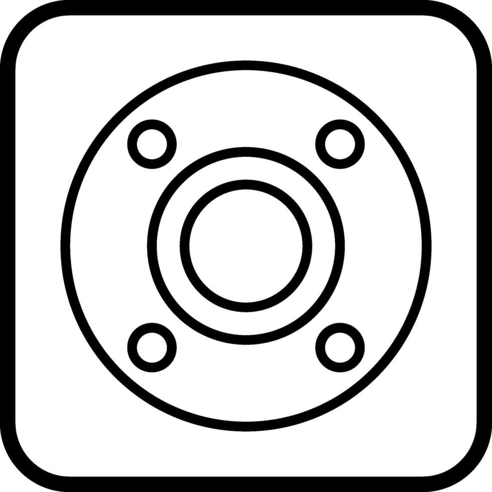 Flansch-Vektor-Symbol vektor