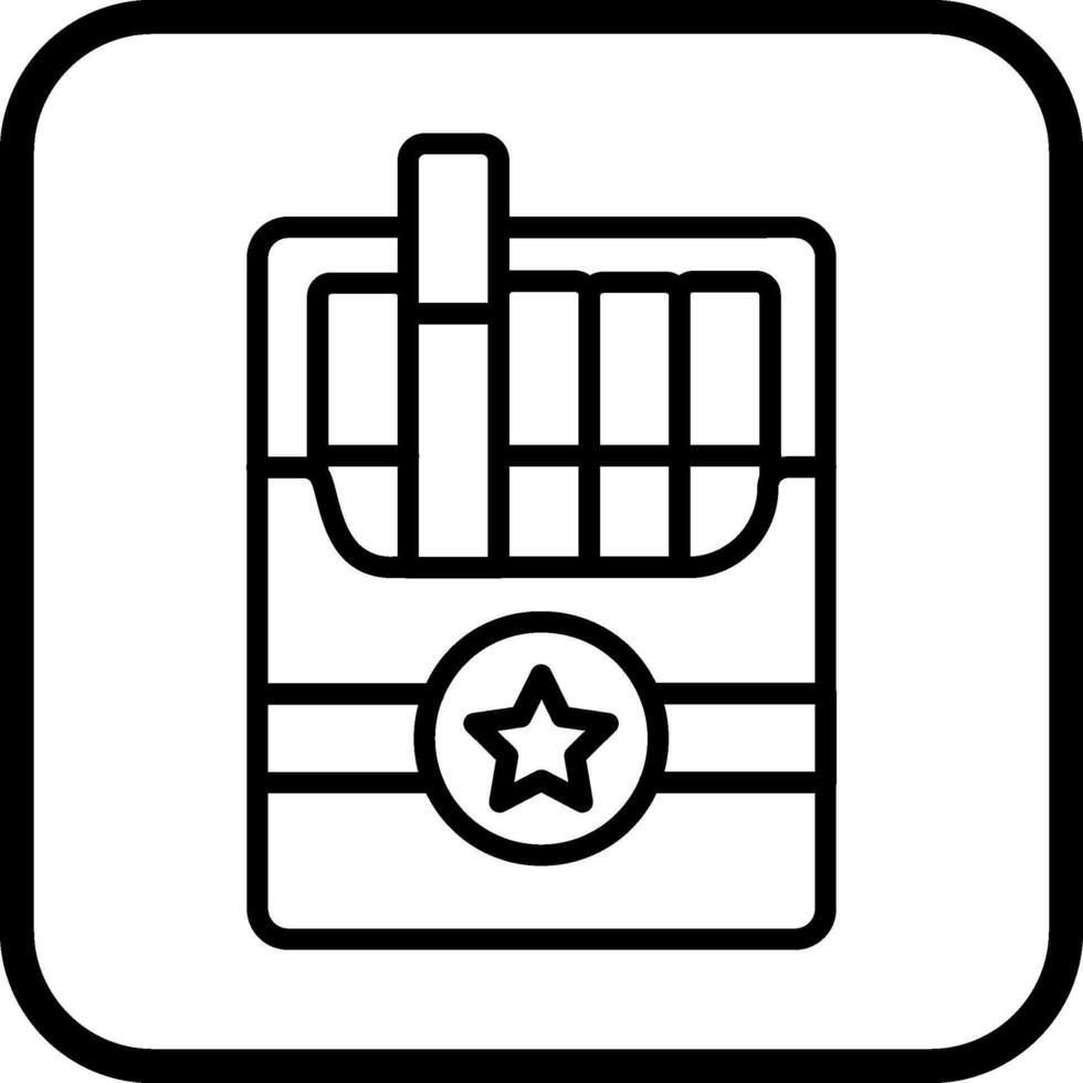 Tabak-Vektor-Symbol vektor