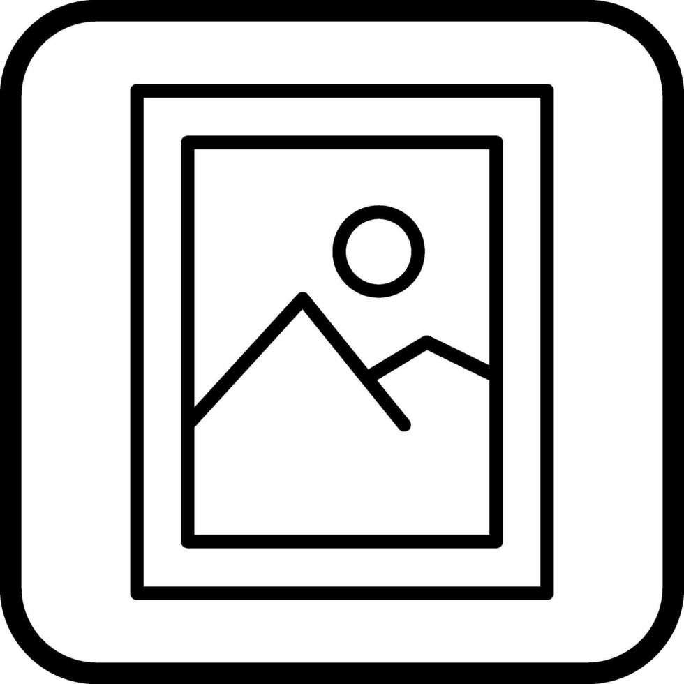 Galerie-Vektor-Symbol vektor