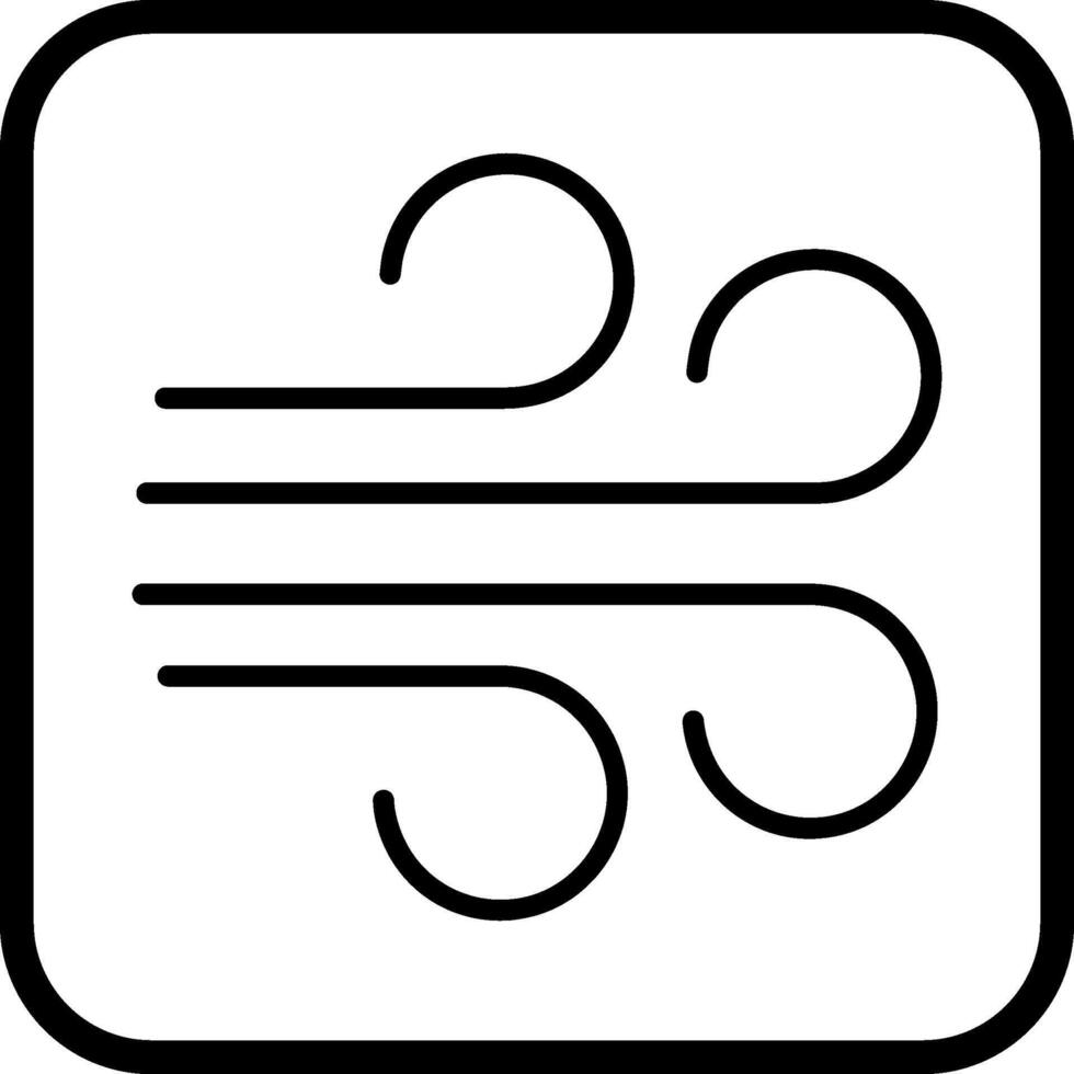 Windzeichen-Vektorsymbol vektor