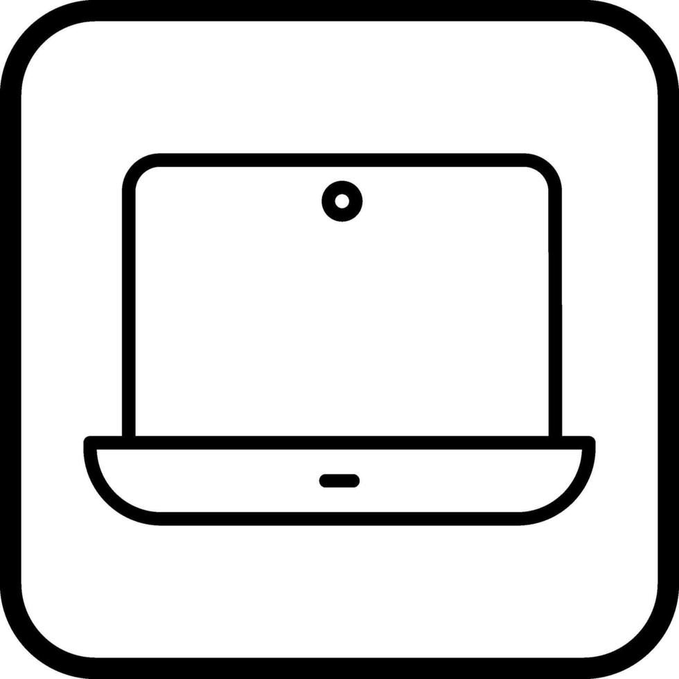 Laptop-Vektor-Symbol vektor