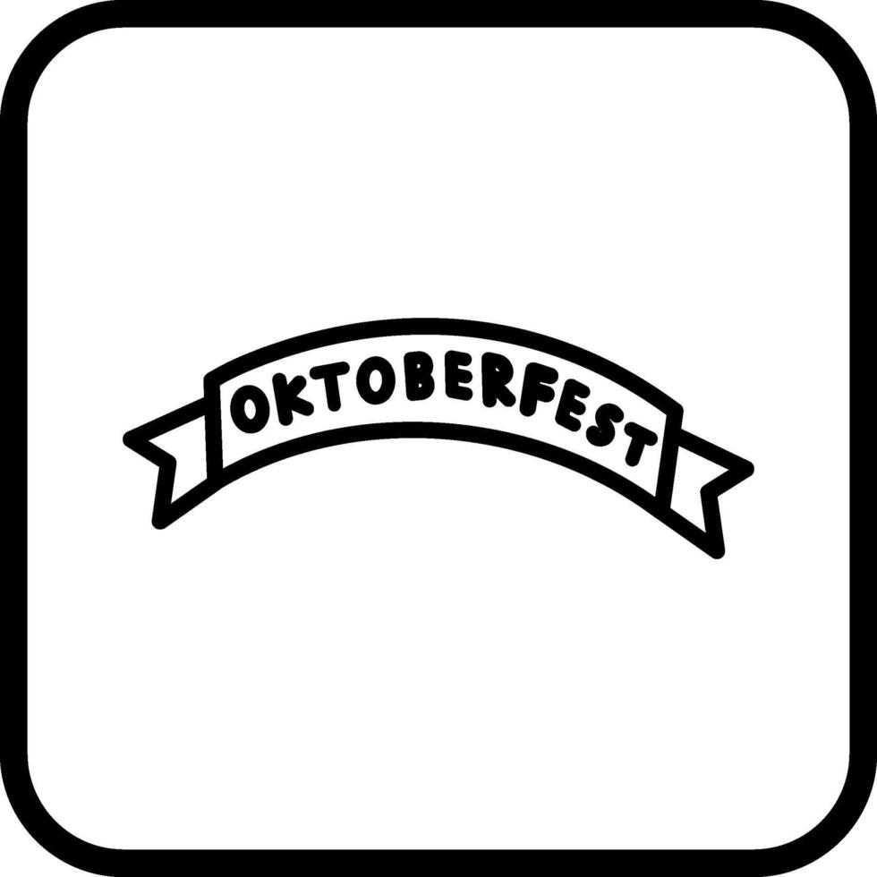 oktoberfest baner vektor ikon