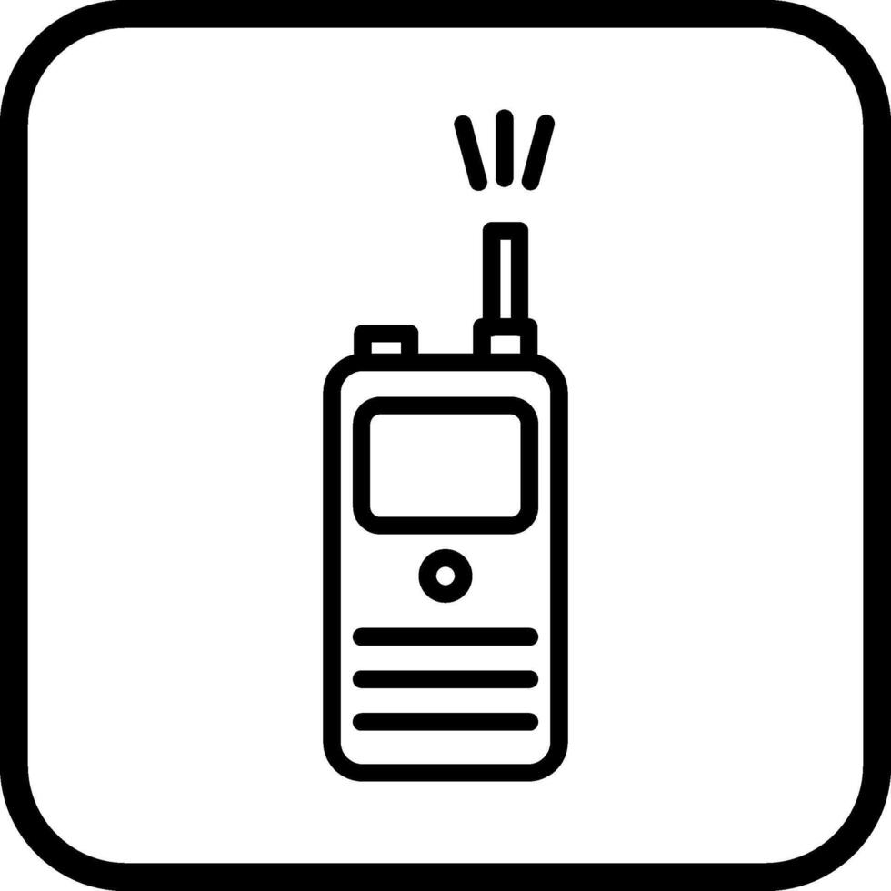 Walkie-Talkie-Vektorsymbol vektor