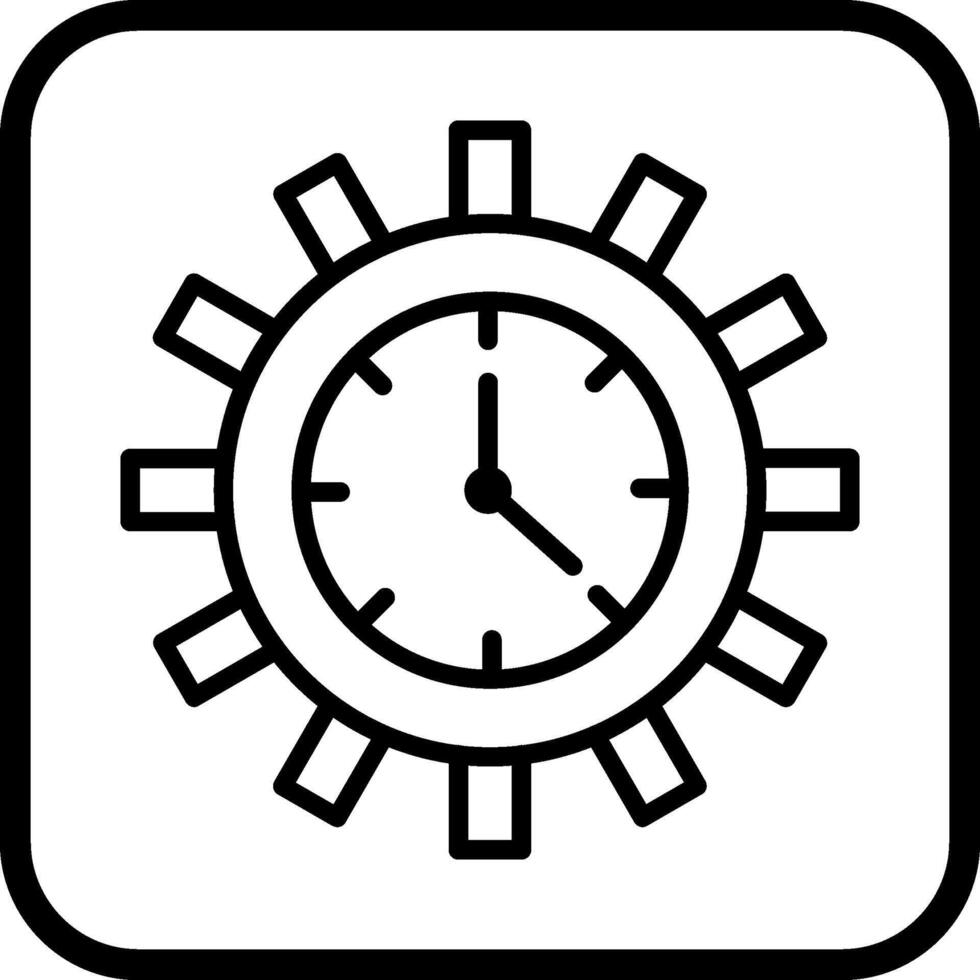 Zeit Optimierung Vektor Symbol