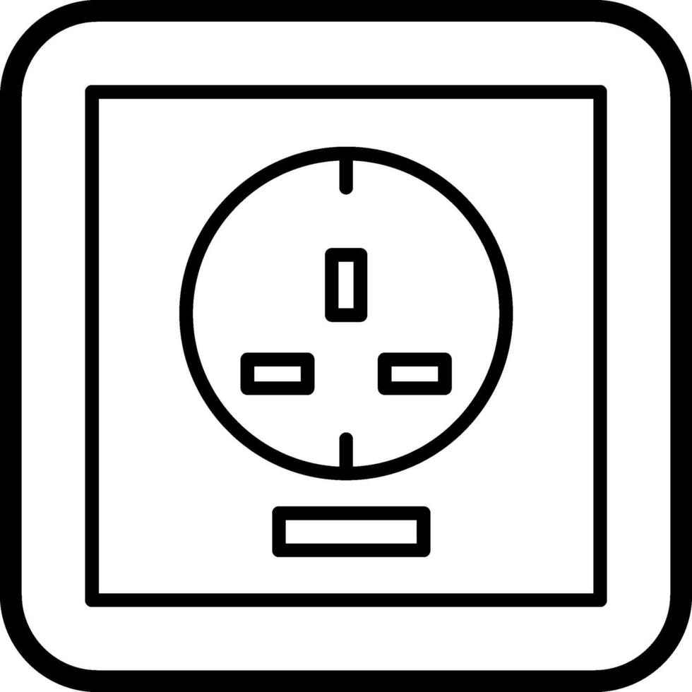 socket vektor ikon
