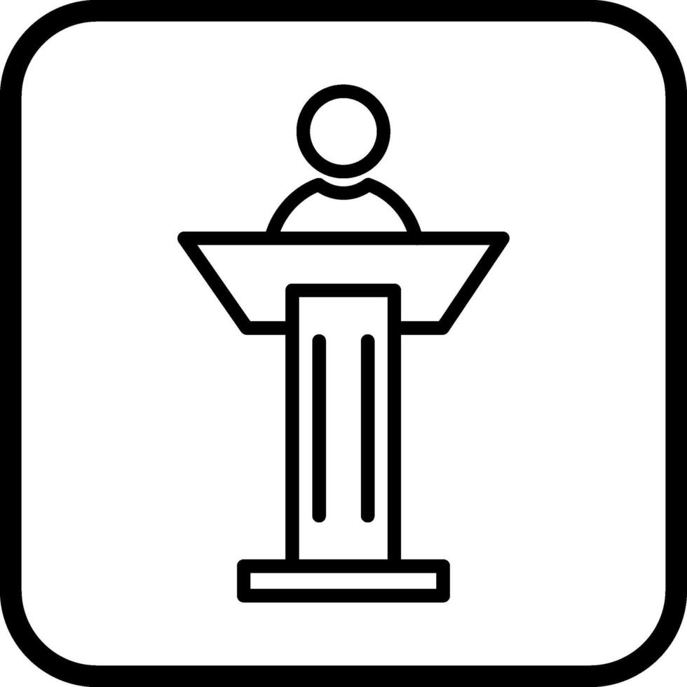 Podium-Vektor-Symbol vektor