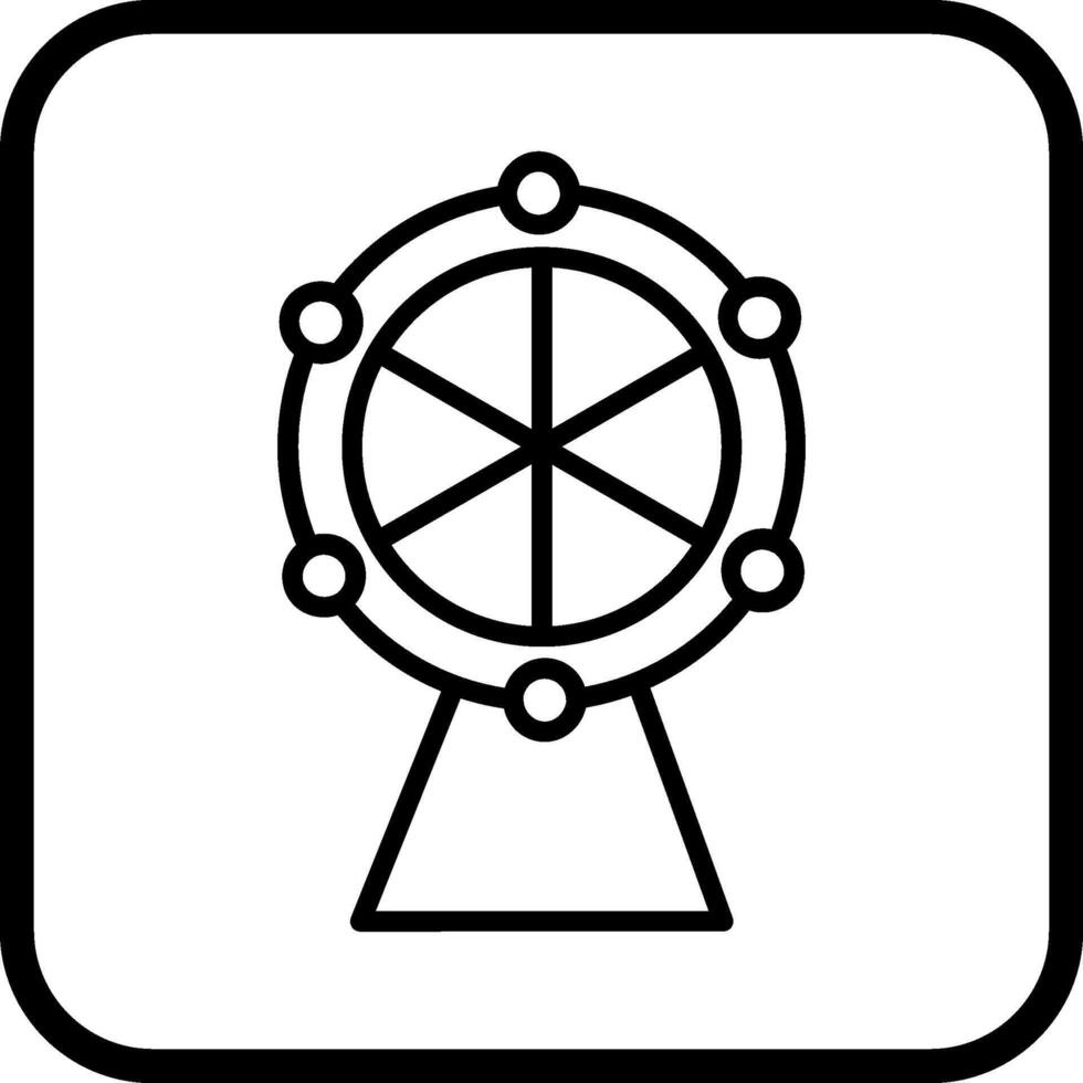 Riesenrad-Vektor-Symbol vektor