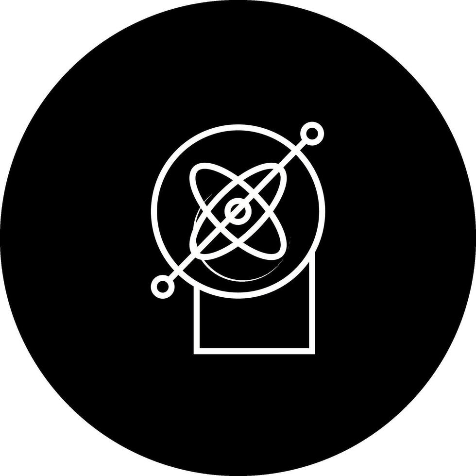 Gyroskop-Vektorsymbol vektor