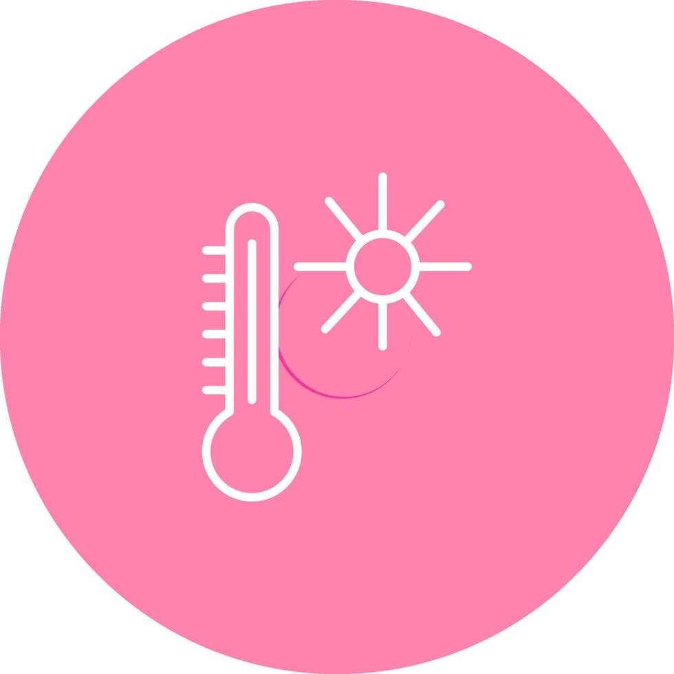 Symbol für Temperaturvektor vektor