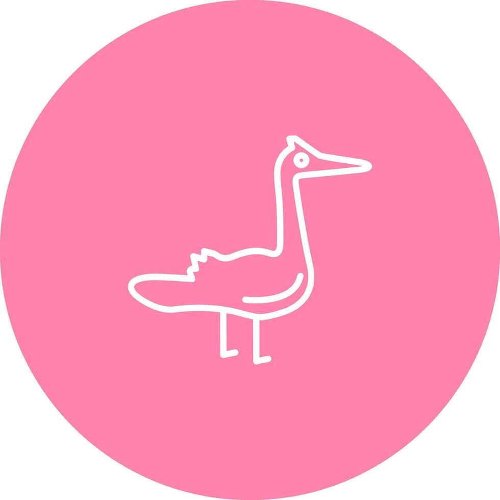 flamingo vektor ikon