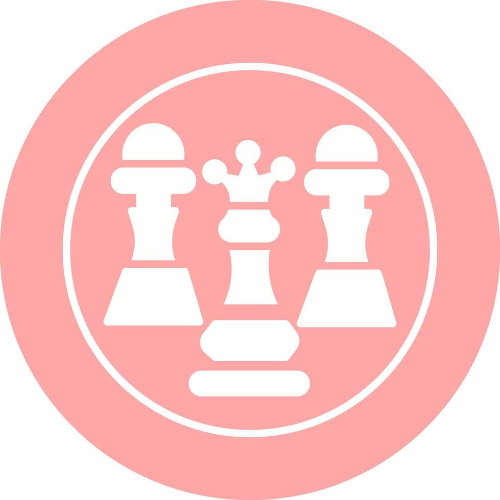 Schach-Vektor-Symbol vektor