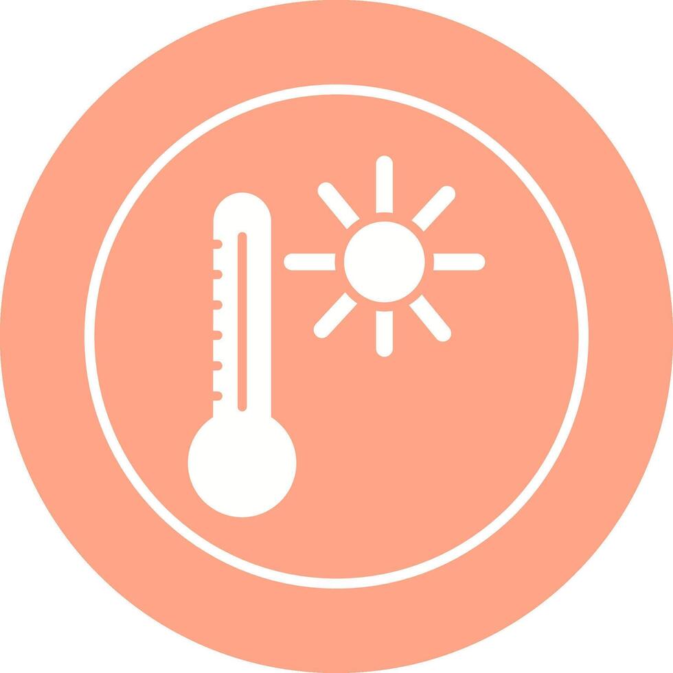 Symbol für Temperaturvektor vektor