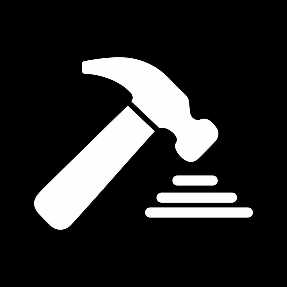 Hammer Werkzeug Vektor Symbol