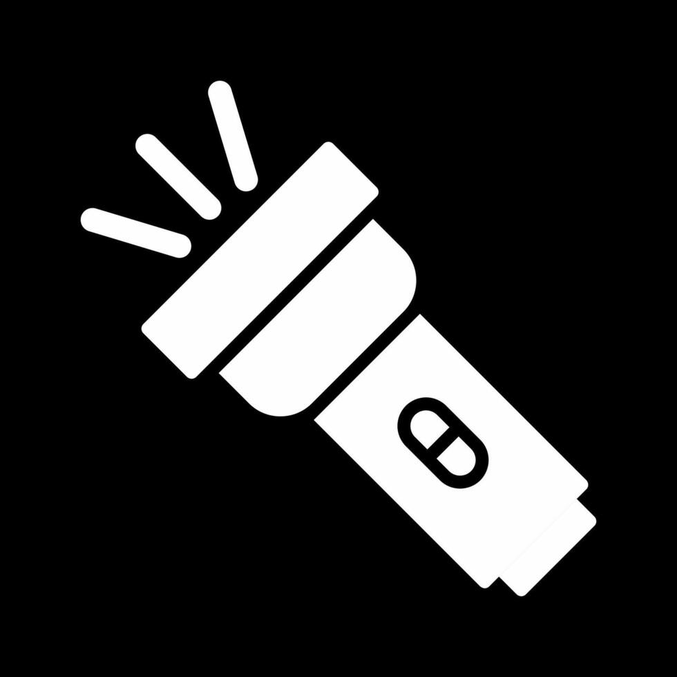 Symbol für Taschenlampenvektor vektor