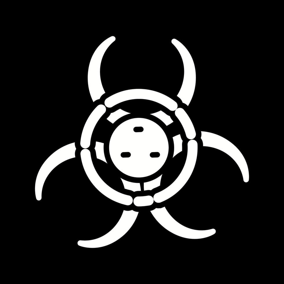 biohazard vektor ikon