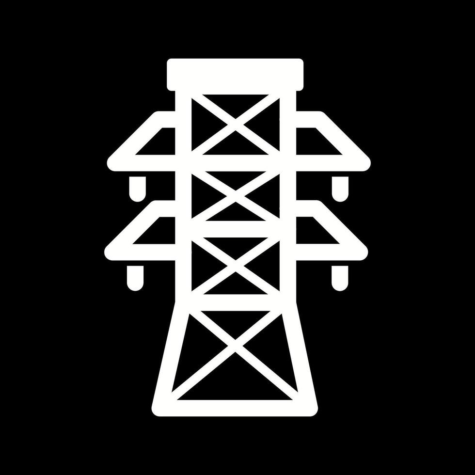 elektricitet torn vektor ikon