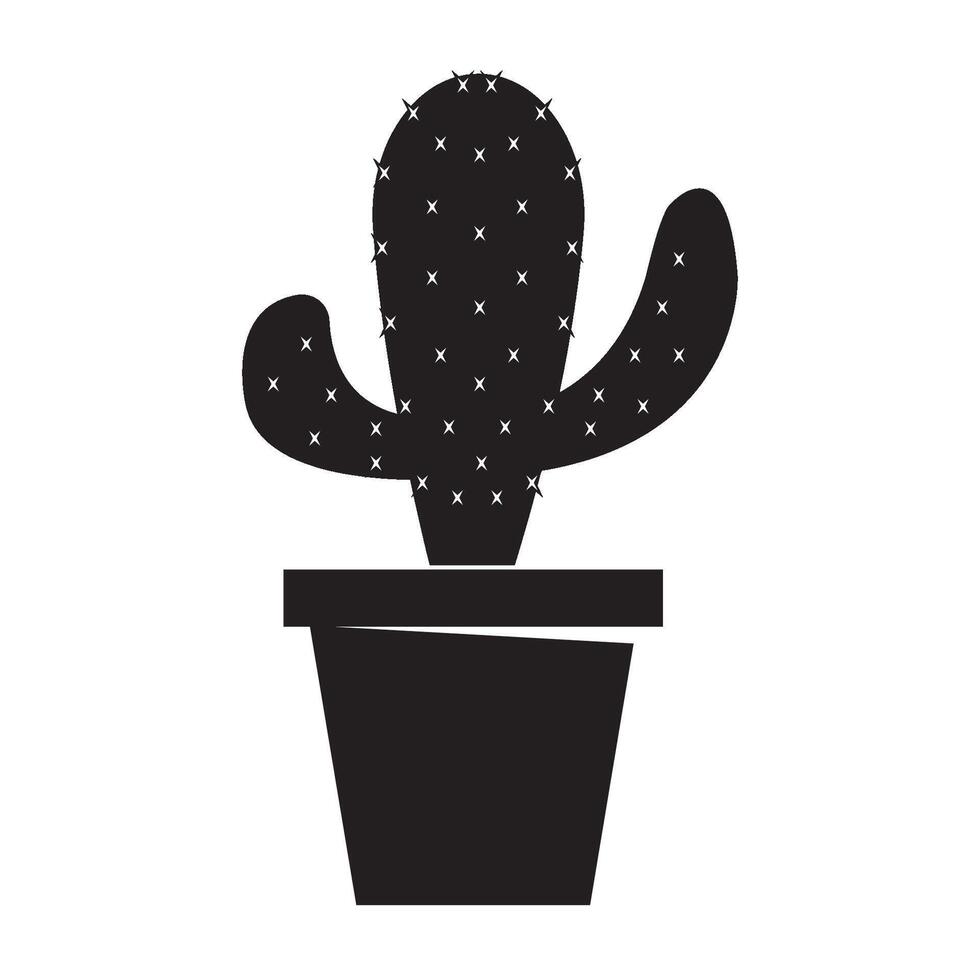 Kaktus Symbol Logo Vektor Design Vorlage