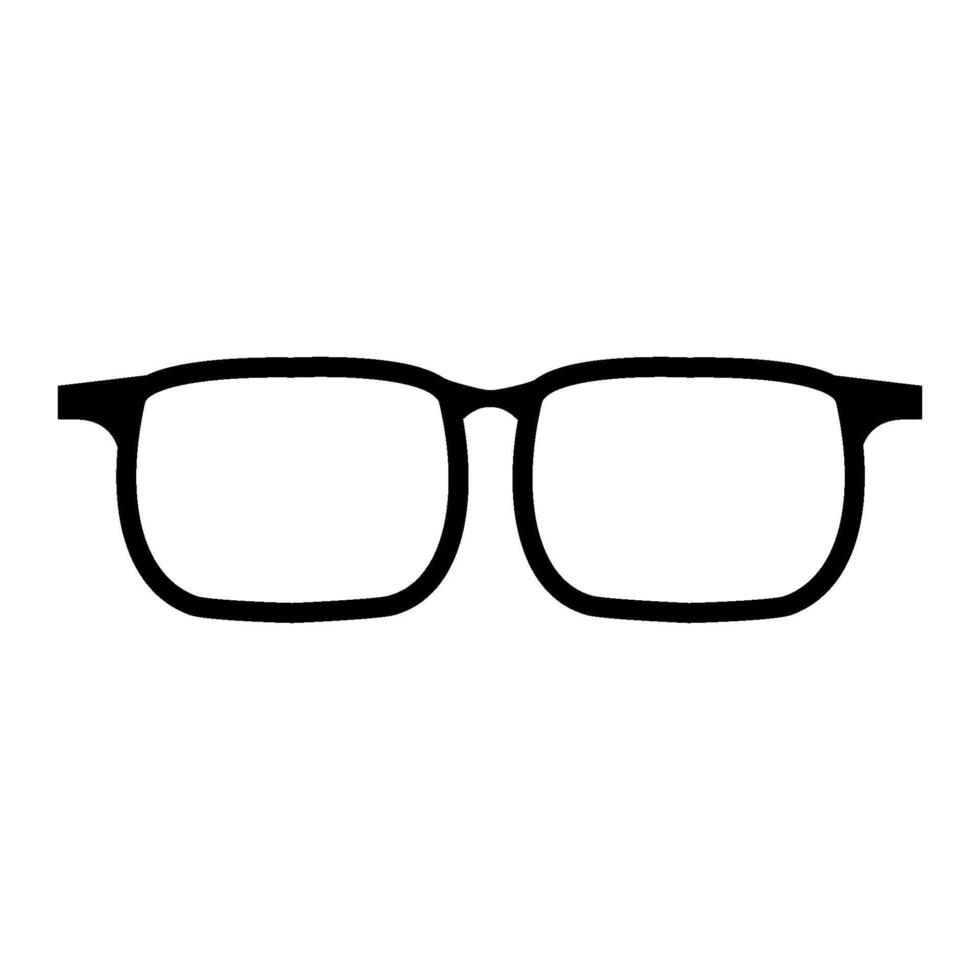 Brille-Symbol-Vektor-Design-Vorlage vektor