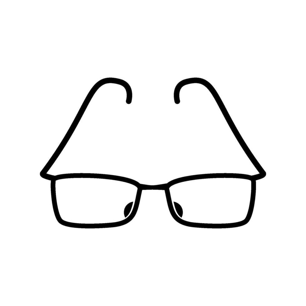 Brille-Symbol-Vektor-Design-Vorlage vektor