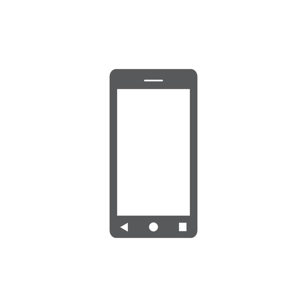 Telefon oder Handy, Mobiltelefon Telefon Smartphone Symbol Vektor Design Vorlage