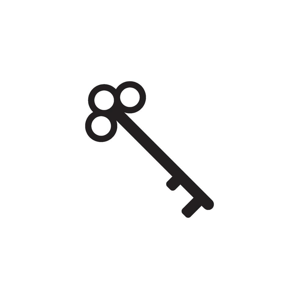 Schlüssel Symbol Vektor Design Vorlagen