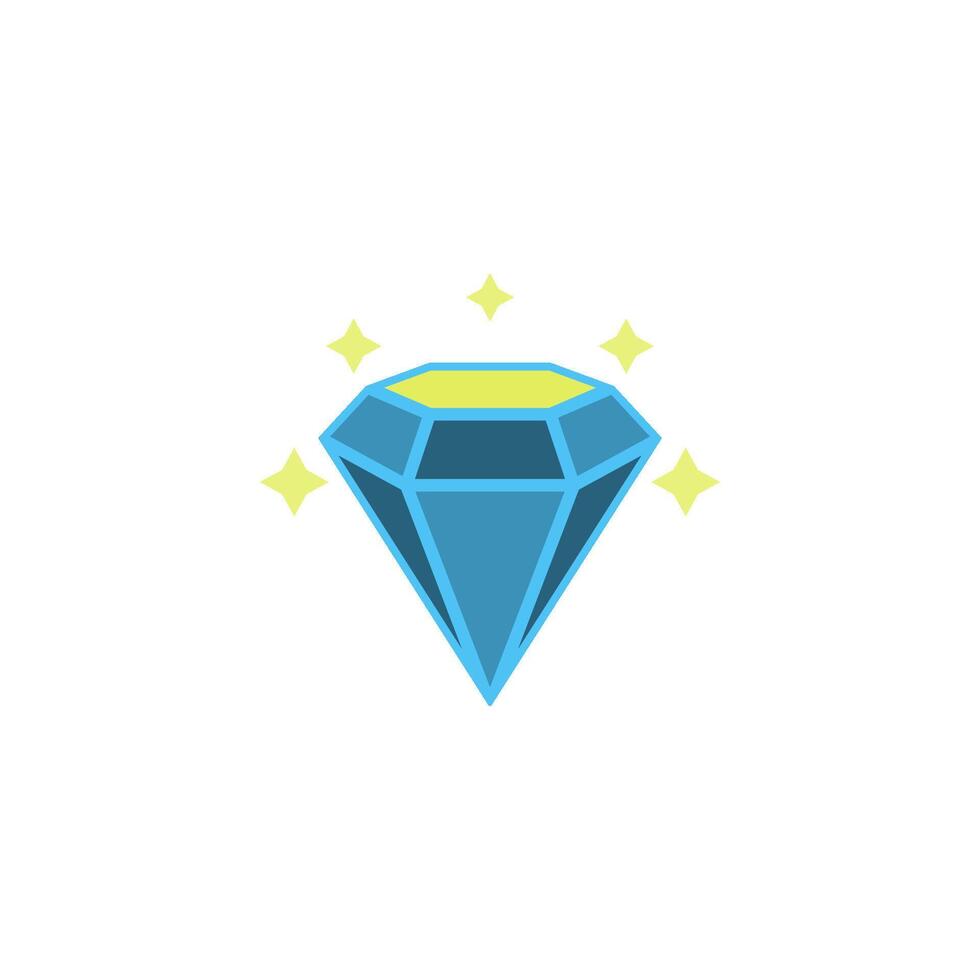 diamant trendig ikon vektor design mallar enkel