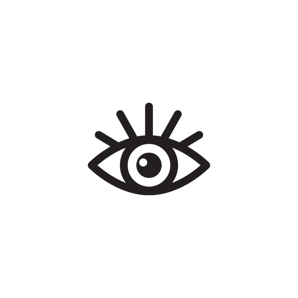 Augensymbol-Vektor-Design-Vorlage vektor