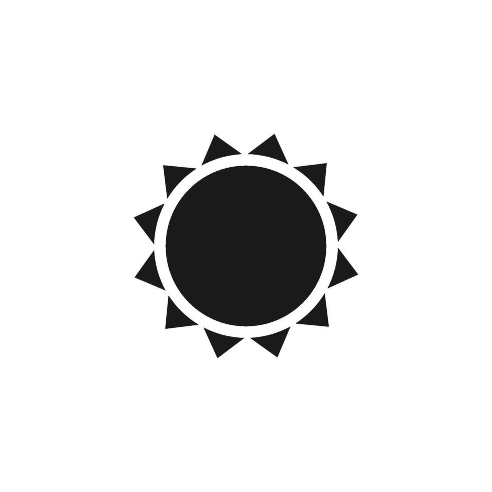 Sonne Symbol Vektor Design Vorlage