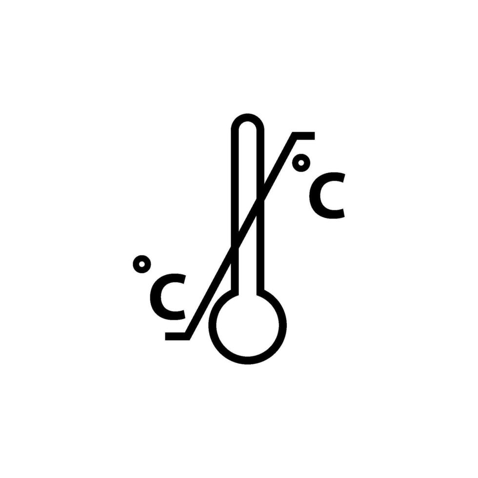 Temperatur Einschränkung Verpackung Symbol Vektor Design Vorlagen