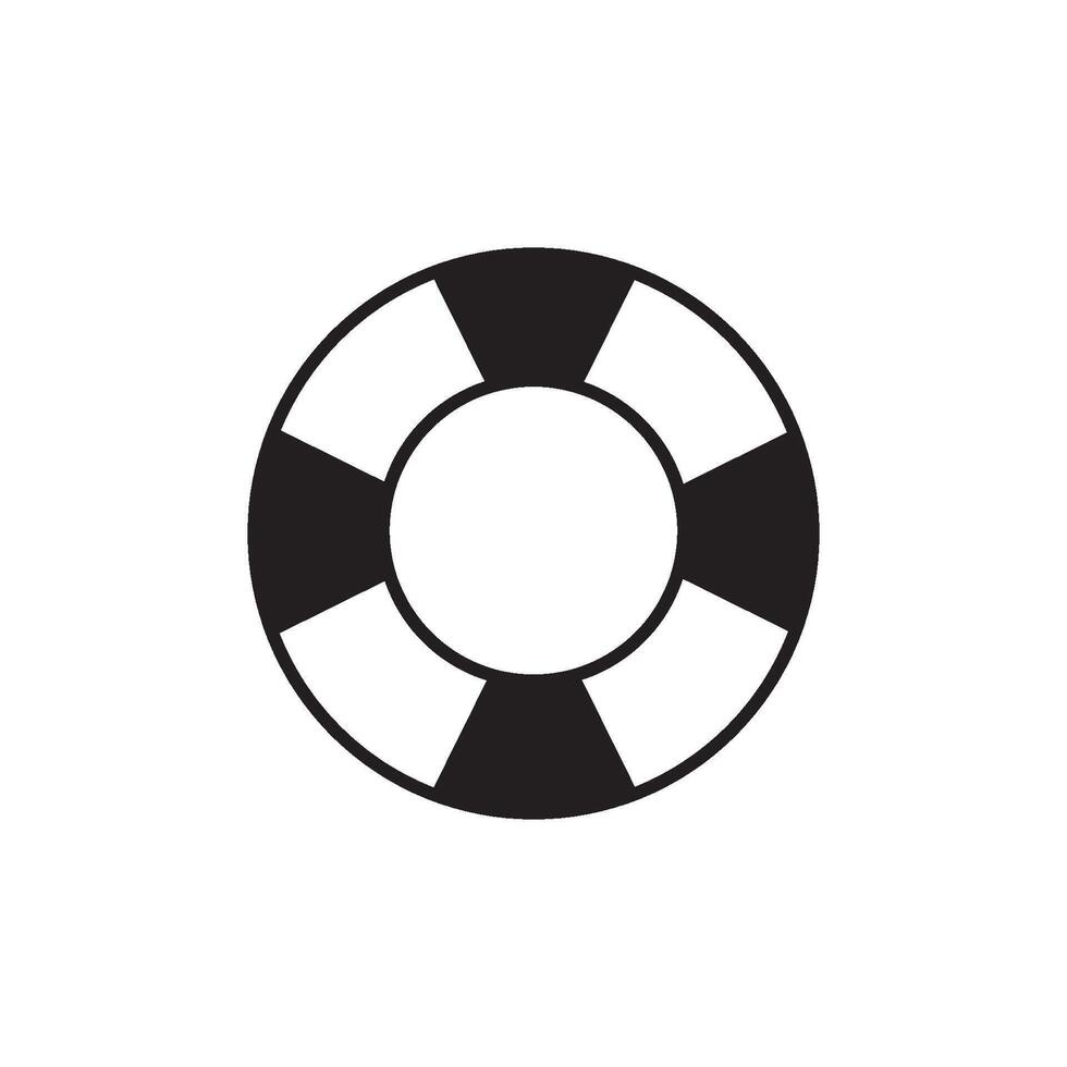 Rettungsring Symbol Vektor Design Vorlage