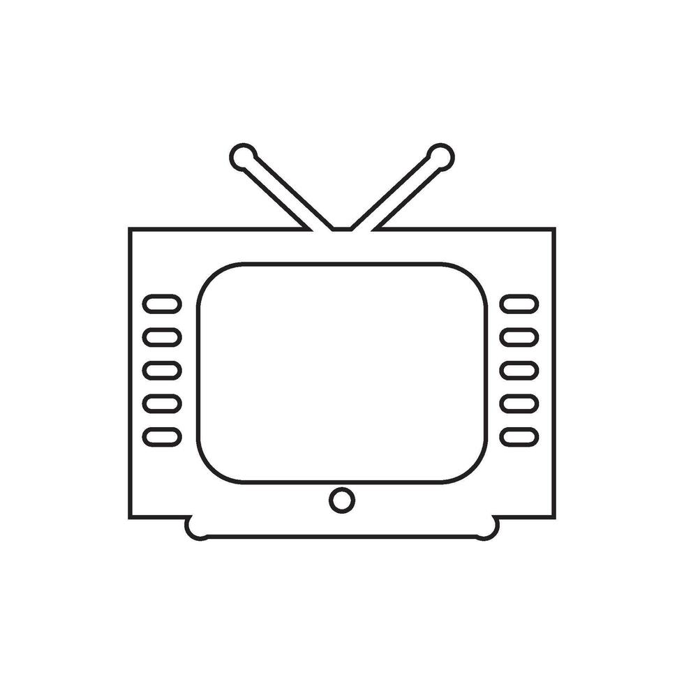 Fernsehen Symbol Vektor Design Vorlagen